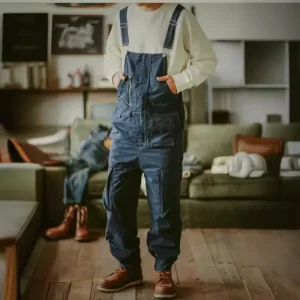salopette de travail bleu pour homme