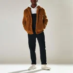 salopette homme en denim noir