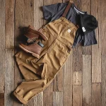salopette homme décontractée marron