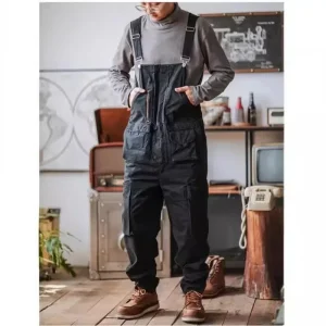 salopette de travail noir pour homme