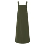salopette longue verte grande taille pour femme
