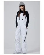 salopette imperméable blanche ski et snowboard femme