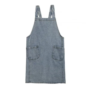 Salopette tablier femme en jean