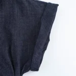 combinaison décontractée femme en denim bleu