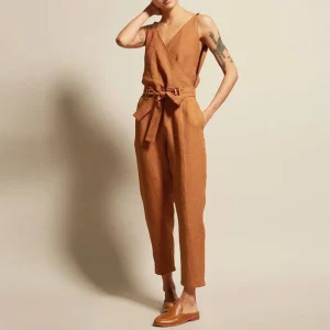 My salopette chic en lin et coton