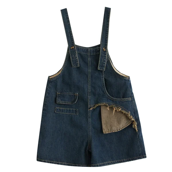 Salopette short en jean