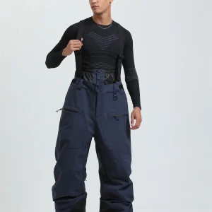salopette bleu snowboard