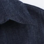 salopette en denim bleu pour femme