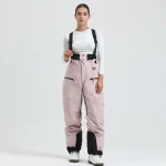 salopette pantalon rose claire snowboard