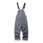 salopette rétro vintage bleu pour homme