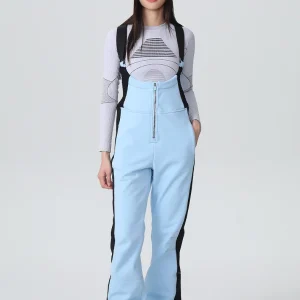 salopette bleu ciel de ski pour femme