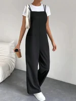 salopette noire pour femme