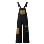 salopette coupe large patchwork