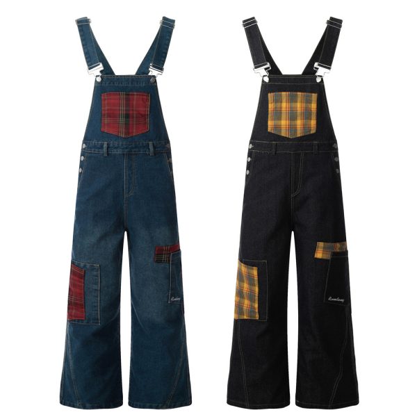 salopette jean vintage