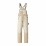 salopette en jean beige